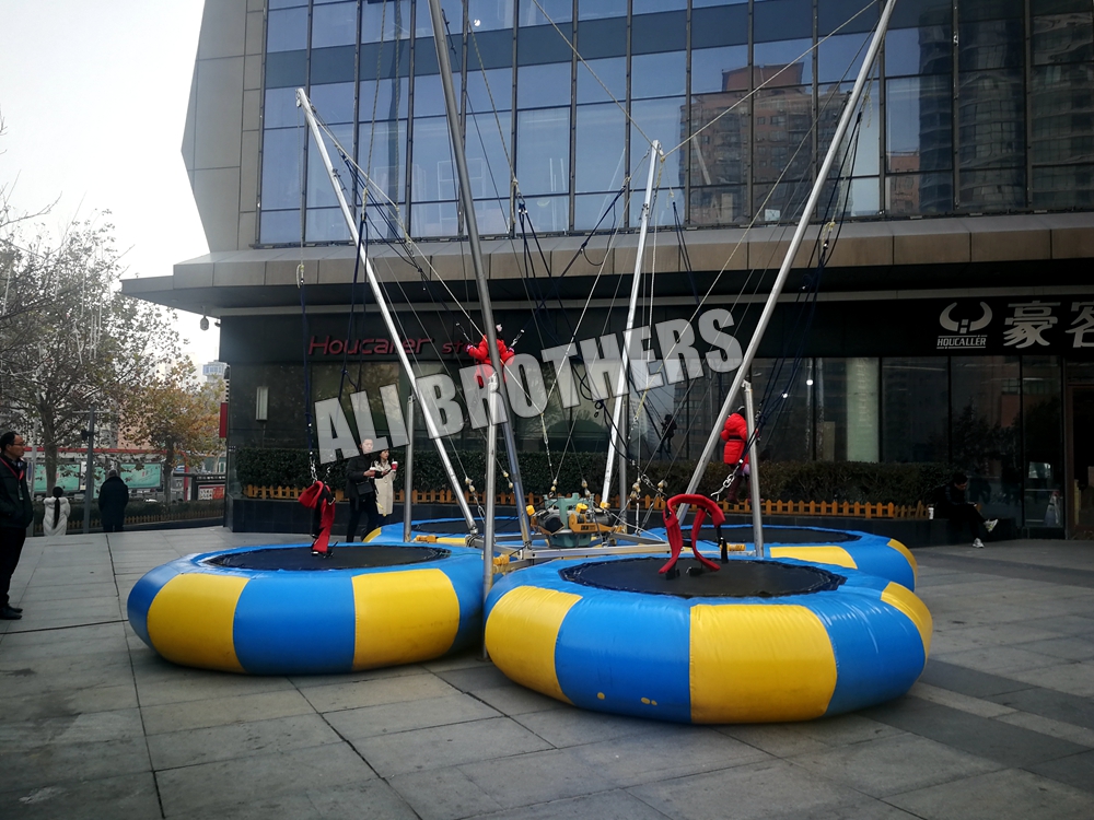 outdoor four seats bungee jumping ride for sale
