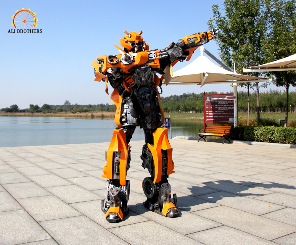 Outdoor park shopping mall Robot clothes Walking Transformers clothes for sale