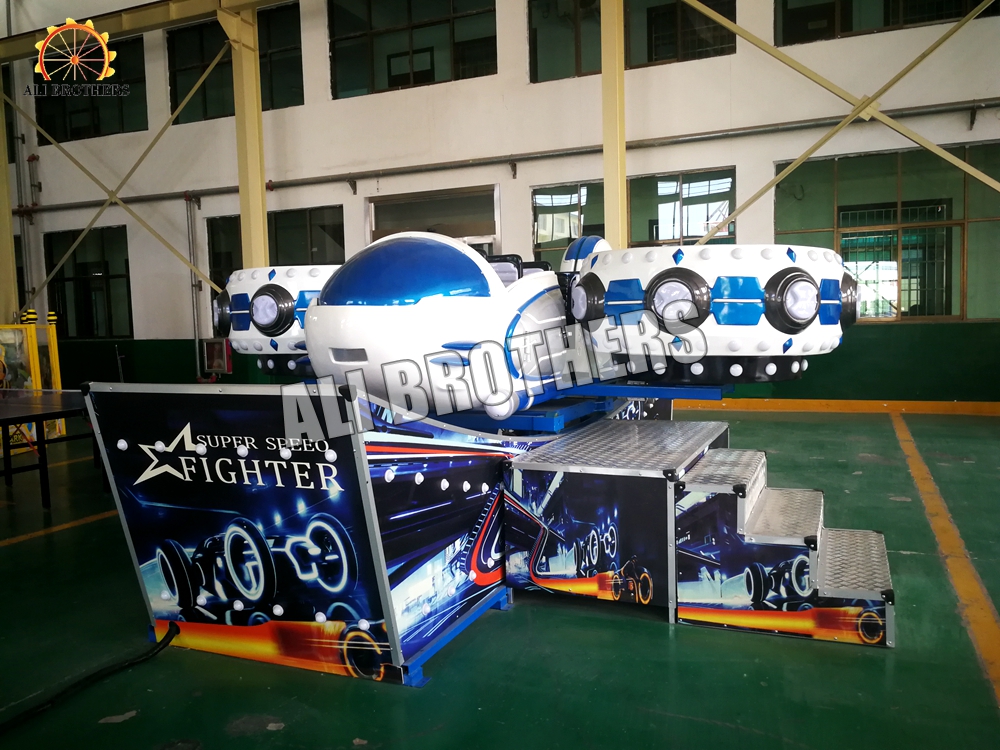 Amusement park flying boat ride space flying car for sale