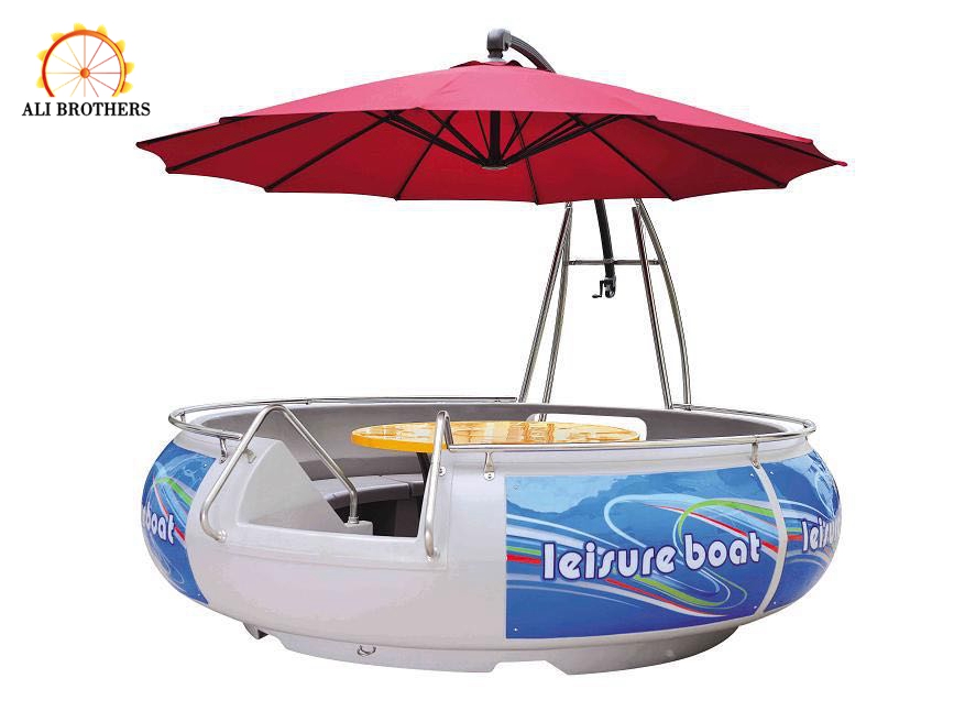 Outdoor water park BBQ Leisure boat for sale