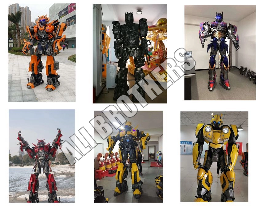 Outdoor park shopping mall Robot clothes Walking Transformers clothes for sale