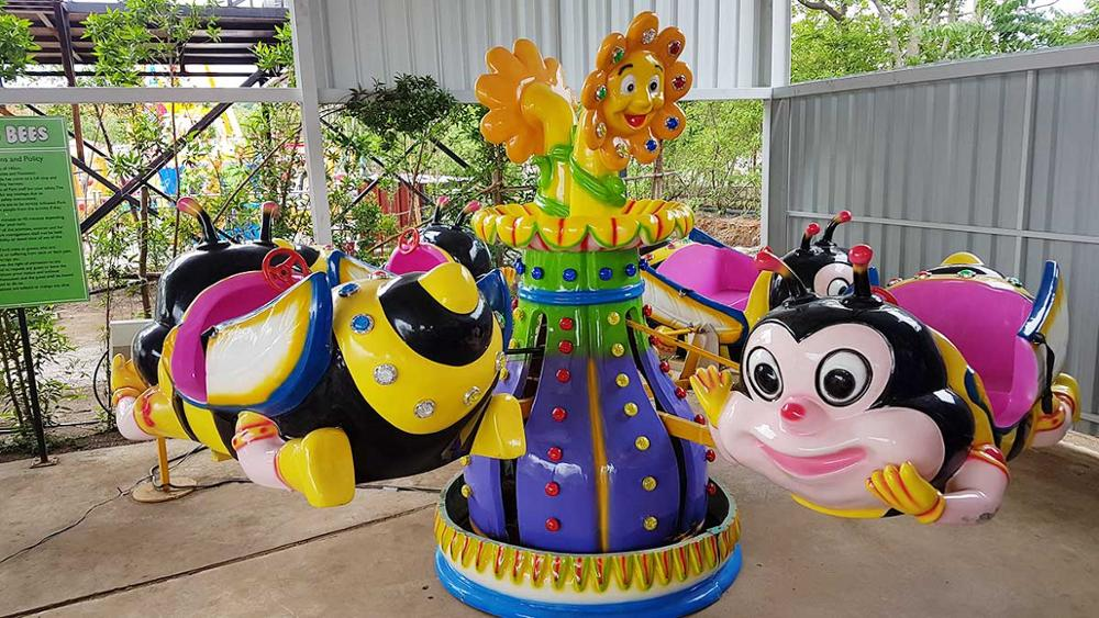 Hot sale amusement equipment playground kids rotating bee ride