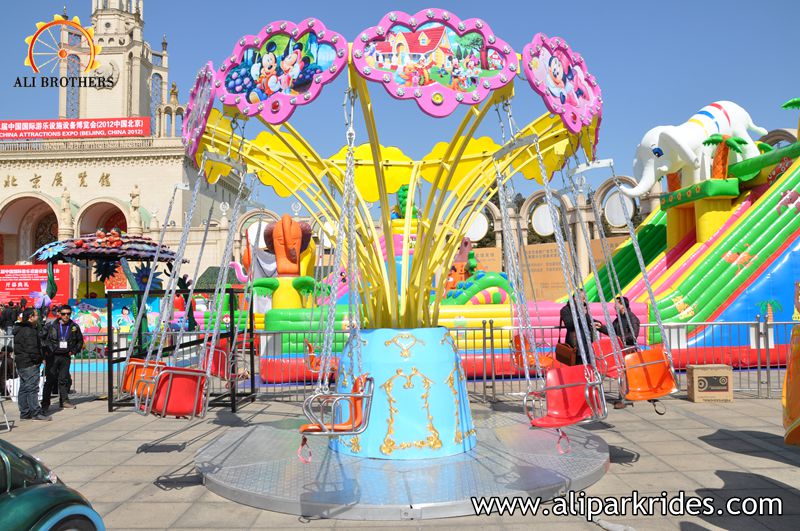 kids funfair rides mini flying chair for sale
