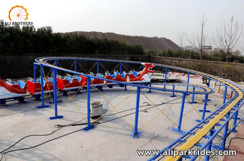 outdoor amusement park rides sliding dragon roller coaster for sale