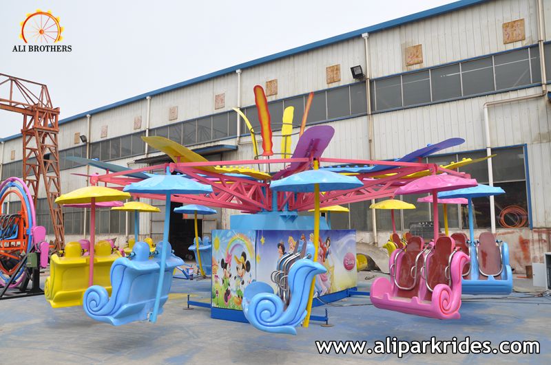  amusement rides double flying ride/Recreational equipment twin flight