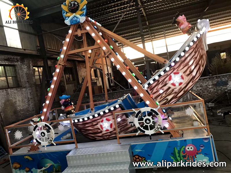 amusement park Fiberglass mini pirate ship ride for sale