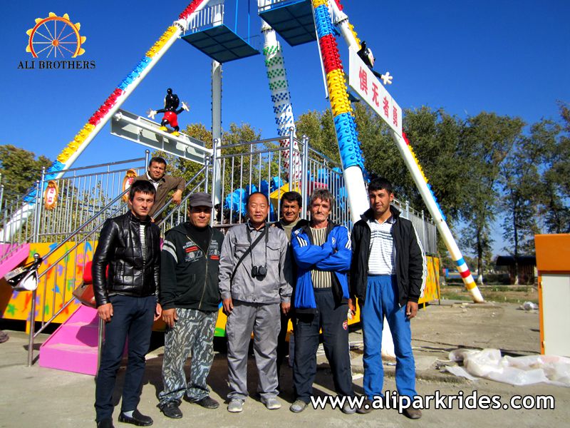 Our amusement rides installed in Uzbekistan