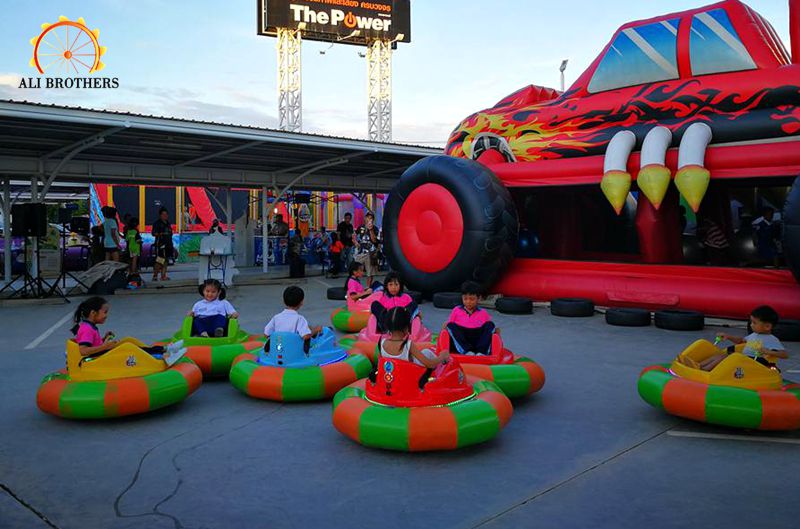 Outdoor UFO Inflatable Bumper Cars For Kids